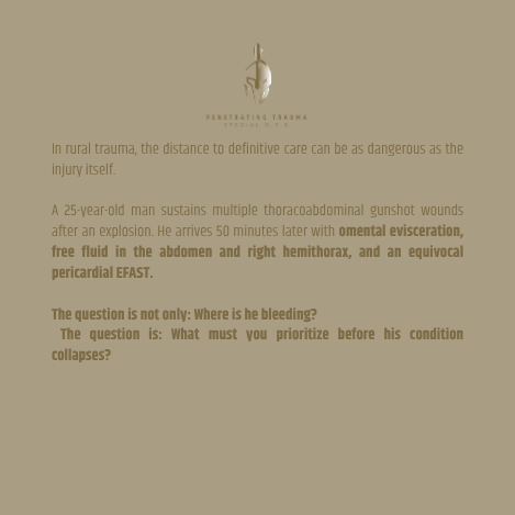 Case 7 (EN) Solid organs and hollow viscera: What to do in combined injuries.