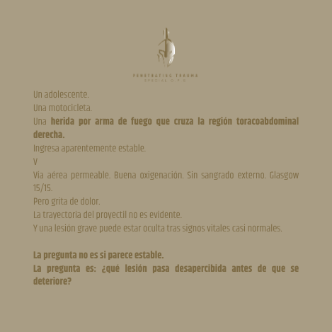 Caso 5 (ES) Sistemas de trauma: Infraestructura vs Ingenuidad